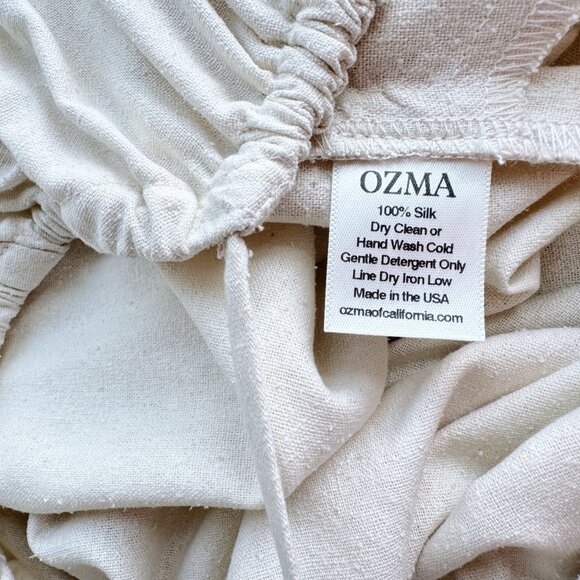 OZMA of California Vera Jumpsuit in Natural Silk Noil - Picture 5 of 8